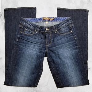 Paige embroidered bootcut Hollywood Hills jeans